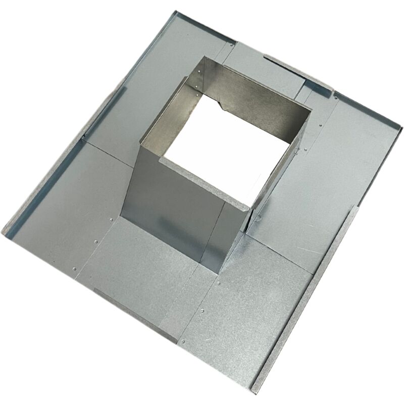 foto del prodotto einside conversa chiusa zincata tegola piana da 50 x 50 a 80 x 80 cm