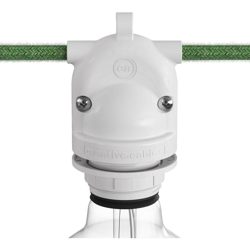 foto del prodotto eiva 2, portalampada per esterno a doppia uscita ip65 attacco e27