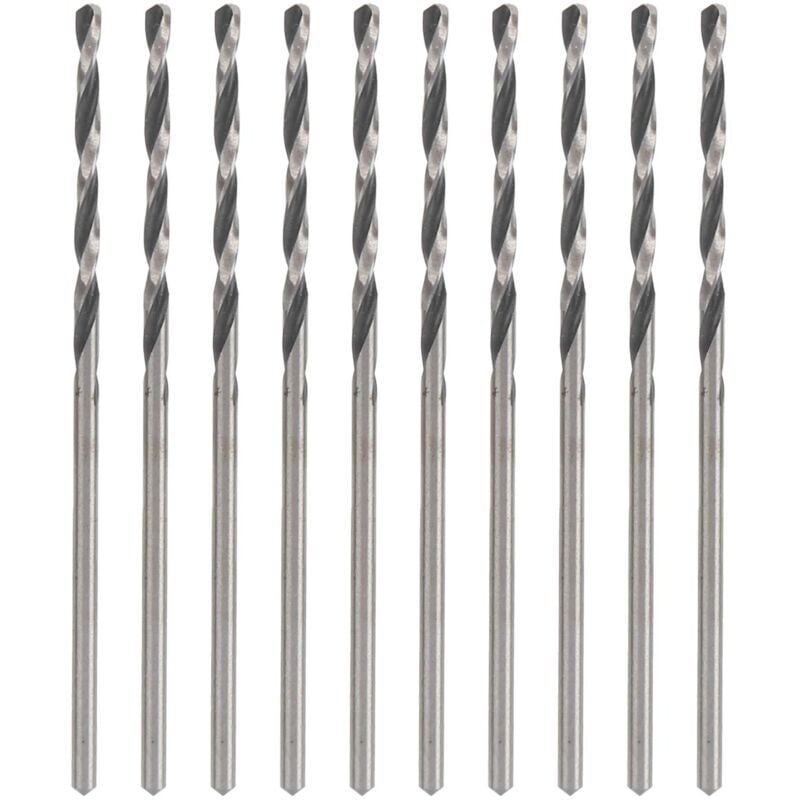 foto del prodotto ej.life 10 punte da trapano hss da 1,6 mm, punte elicoidali a gambo dritto, punte da trapano per gioielli, trapani manuali per perline di gioielli,