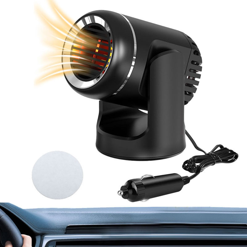 foto del prodotto ej.life 24v 260w riscaldatore per auto, 2 in 1, con tappetino antiscivolo, sbrinatore portatile per auto, riscaldamento rapido