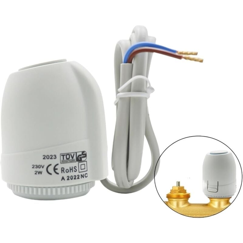 immagine 0 del prodotto ej.life 2w attuatore termico elettrico collettore chiuso ip54 valvola termostatica impermeabile per riscaldamento a pavimento per sistema di
