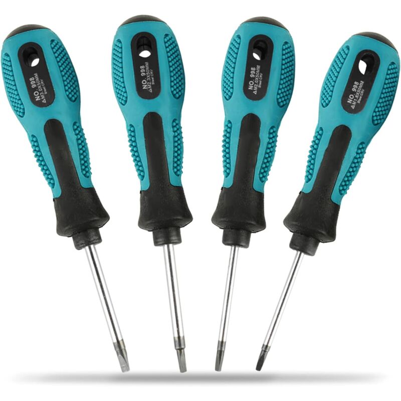 foto del prodotto ej.life 4 pezzi set di cacciaviti a tre ali, cacciavite di precisione magnetico multifunzionale tipo y 3 mm 4 mm 5 mm 6 mm