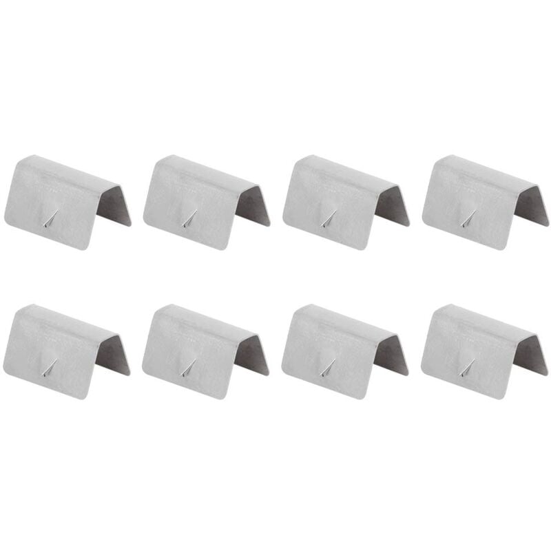 foto del prodotto ej.life 8 clip in acciaio inox per deflettori vento e pioggia heko g3. clip di fissaggio per migliorare la vestibilit . mantenere i deflettori