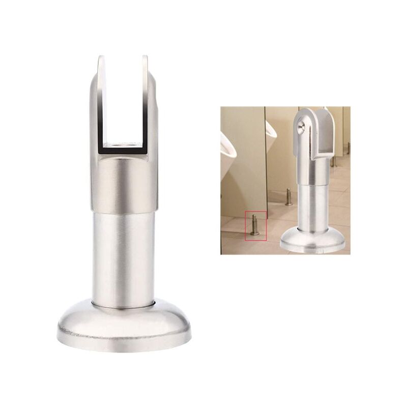 foto del prodotto ej.life accessori per divisorio per wc, supporto per divisorio regolabile in acciaio inossidabile per bagno pubblico