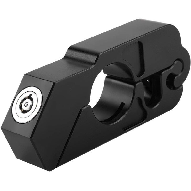 foto del prodotto ej.life blocco leva freno manubrio moto, antifurto universale in lega di alluminio cnc per veicoli nero 