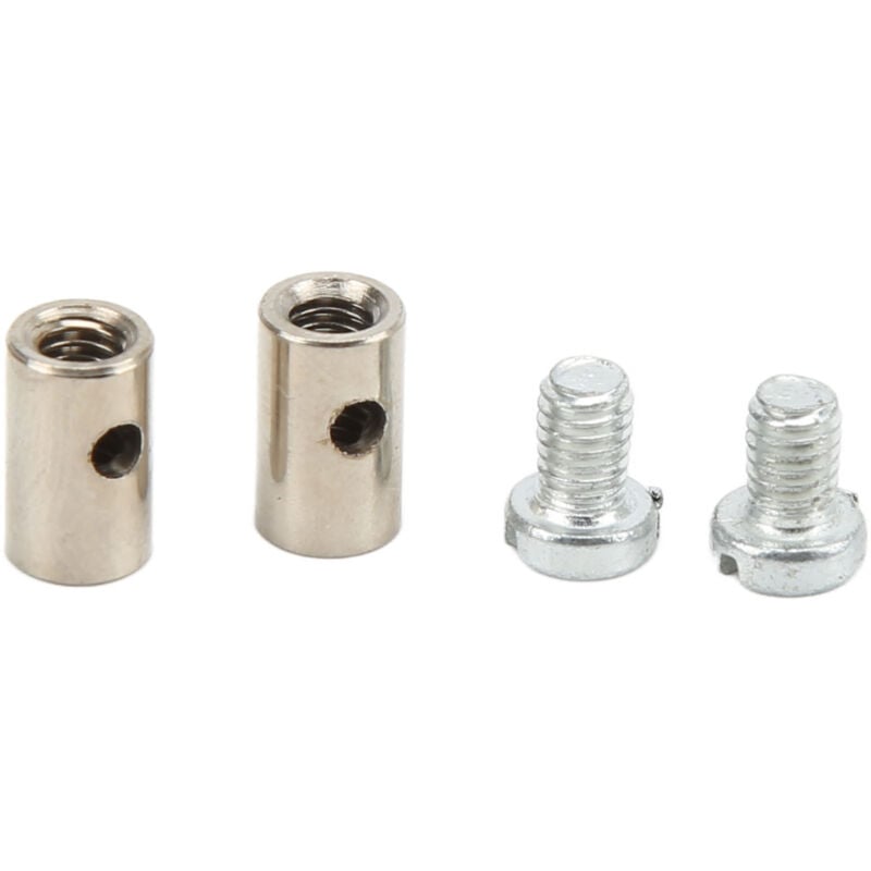 foto del prodotto ej.life cavo nipplo senza saldatura da 6 mm 0,2 pollici, estremit universale per acceleratore e tubo freno in metallo per auto, moto, bicicletta