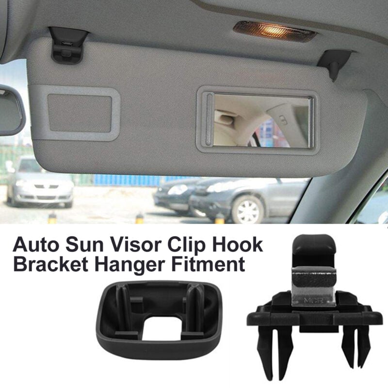 foto del prodotto ej.life clip per visiera parasole per auto per audi a1 a3 a4 a5 q3 q5 8e0 857 562 a7 b6 b7 b8 s4 s5 codice articolo 8u0857562a, 8e0857562