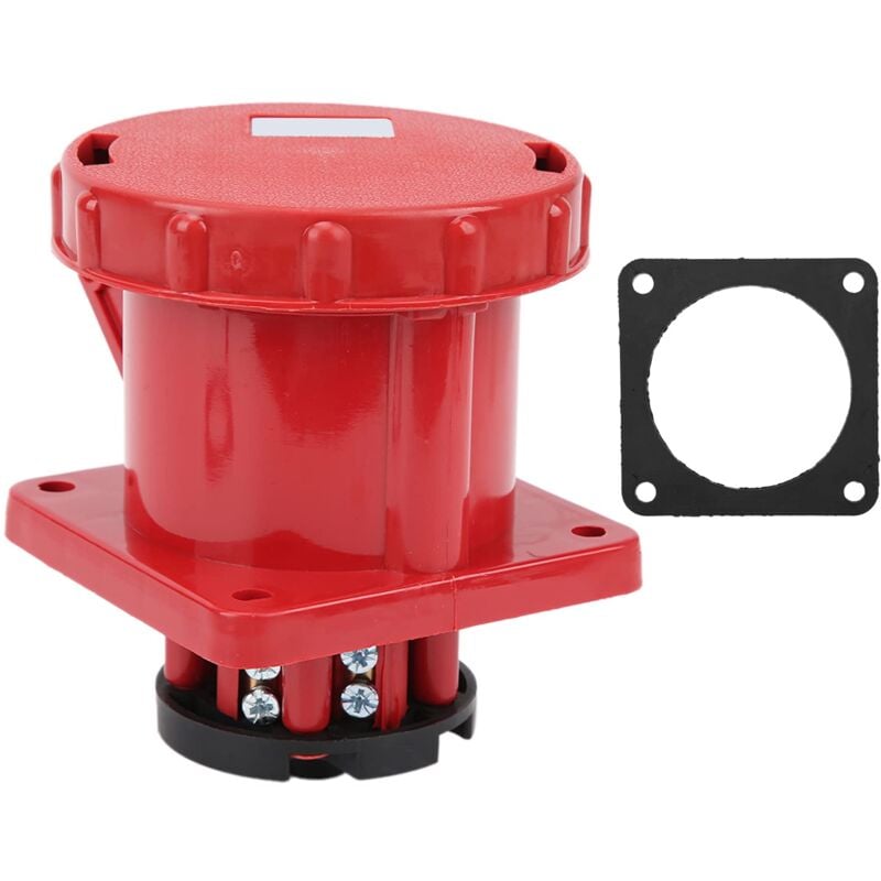 foto del prodotto ej.life connettore industriale filfeel a 5 pin, presa 380 415 v 63 a, spina dritta per agricoltura, 3p n e, trifase, cinque fili, impermeabile