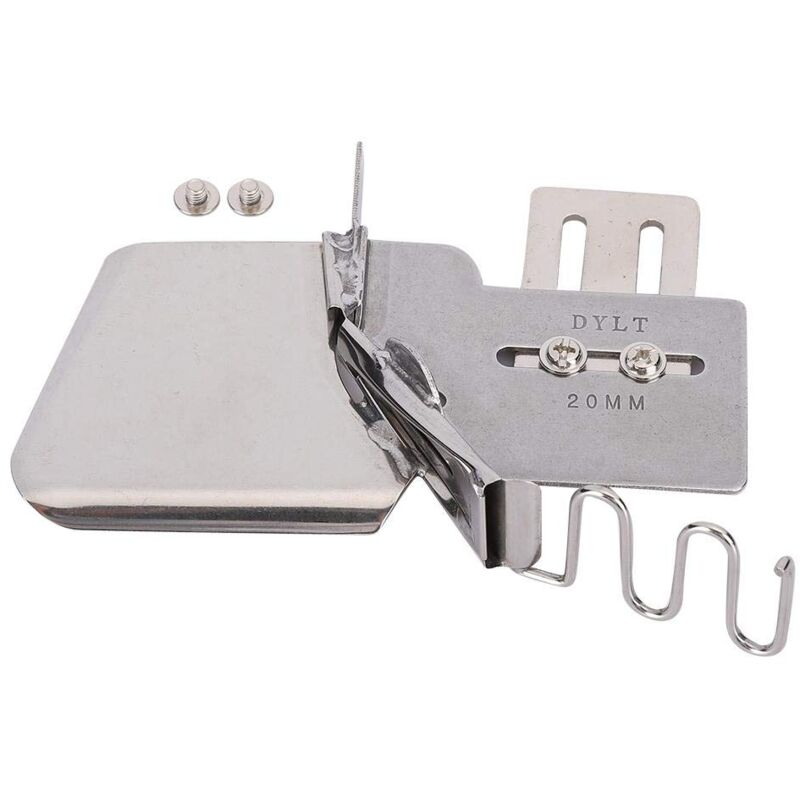 foto del prodotto ej.life cucitrice piatta per macchina da cucire, rilegatrice a 4 vie, nastro di rilegatura per accessori per macchine da cucire industriali 20 mm 