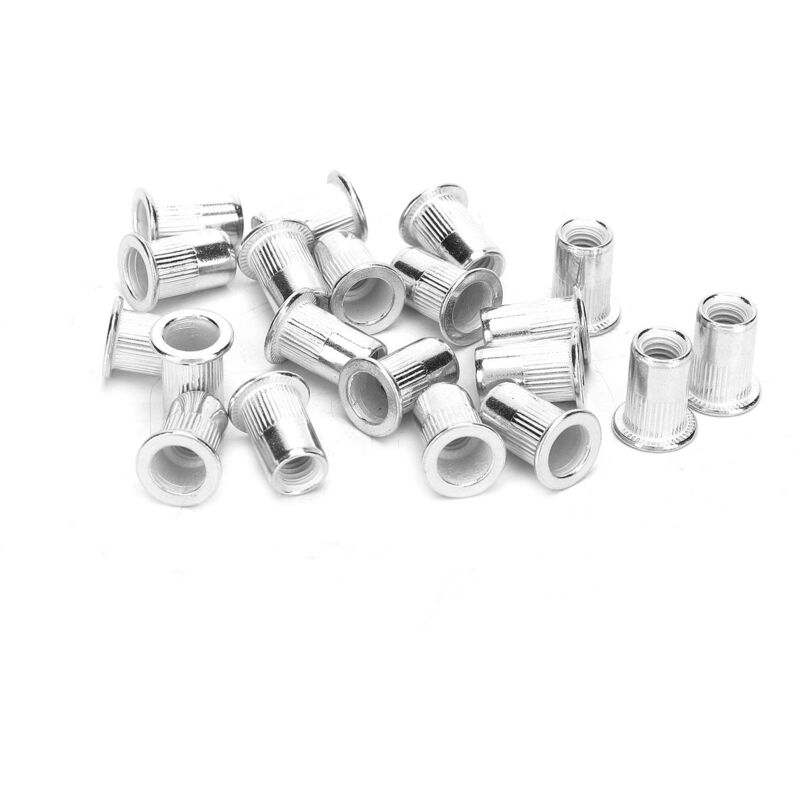 foto del prodotto ej.life dado a rivetto m6, dadi per ferramenta, dado con inserto filettato, 200 pezzi, dado a rivetto in alluminio professionale, accessori di