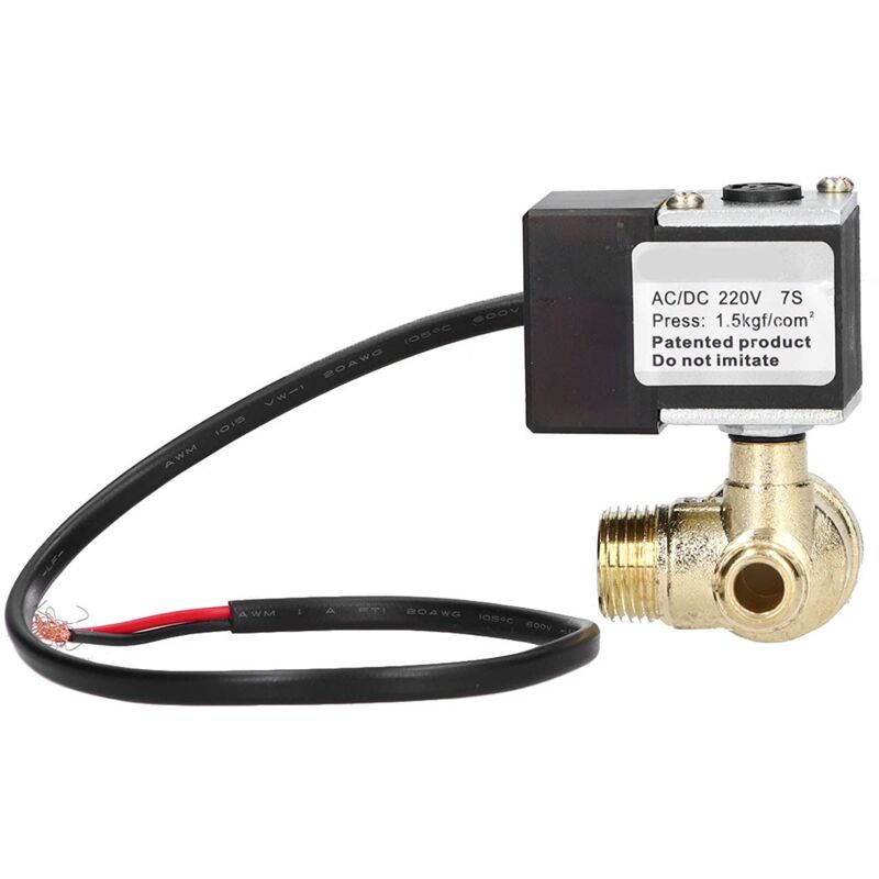 foto del prodotto ej.life elettrovalvola hilitand, ac dc 220v, ritardo silenzioso per accessorio pompa compressore aria ots, modalit di azionamento elettrico