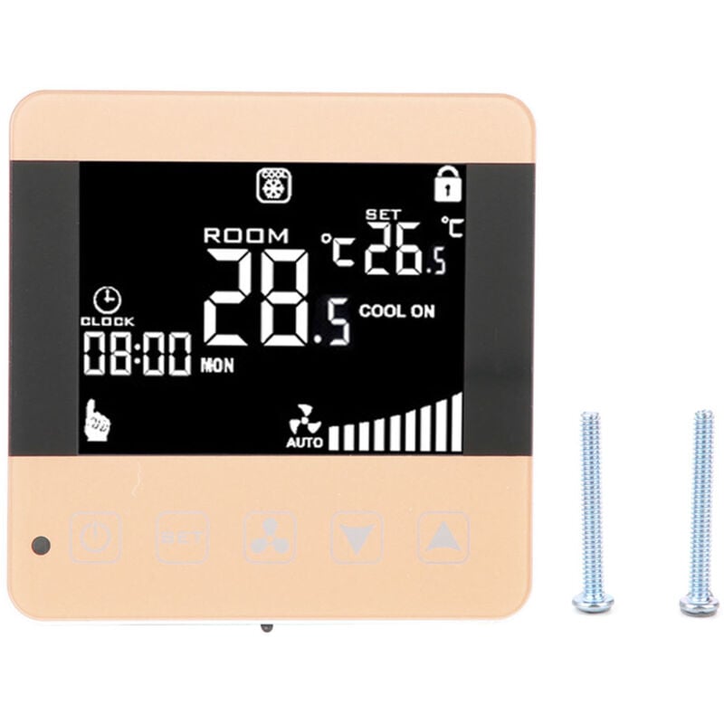 foto del prodotto ej.life eosnow regolatore di temperatura del termostato dell unit fan coil del condizionatore d aria centrale digitale lcd intelligente tipo wifi 