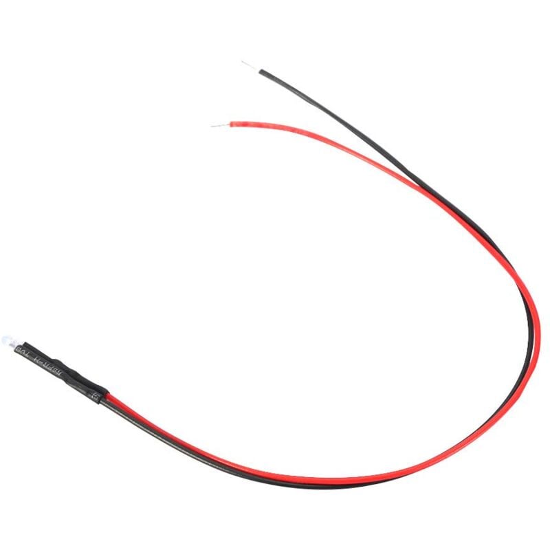 foto del prodotto ej.life fafeicy 10 pezzi diodo luminoso a led da 12 v, 20 cm, cablato, cavo luminoso a led multicolore, cablaggio led a risparmio energetico,