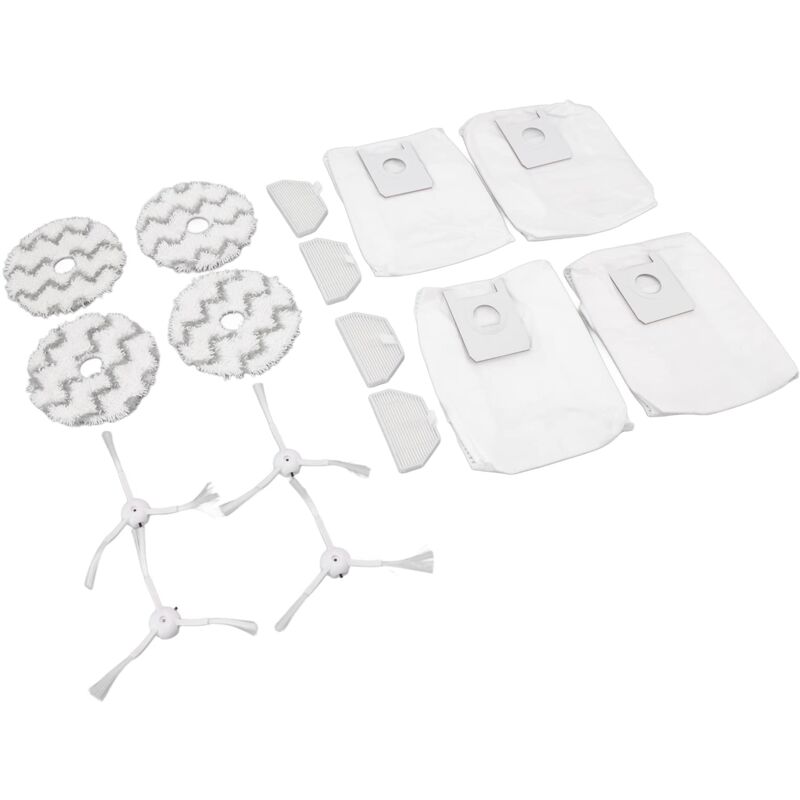 foto del prodotto ej.life filtro per sacchetto antipolvere, filtro per caff per aspirapolvere, filtro usa e getta, accessori per la pulizia del robot aspirapolvere
