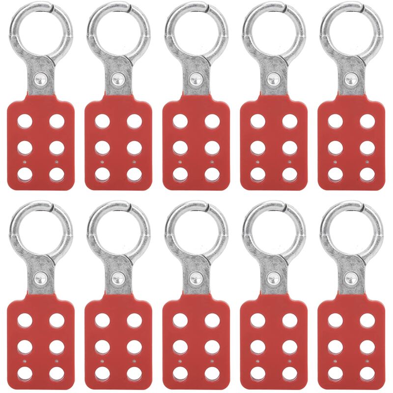 foto del prodotto ej.life gancio di bloccaggio 10 pezzi, 6 fori di bloccaggio, gancio di sicurezza, gancio di sicurezza, gancio di sicurezza, per la sicurezza sul