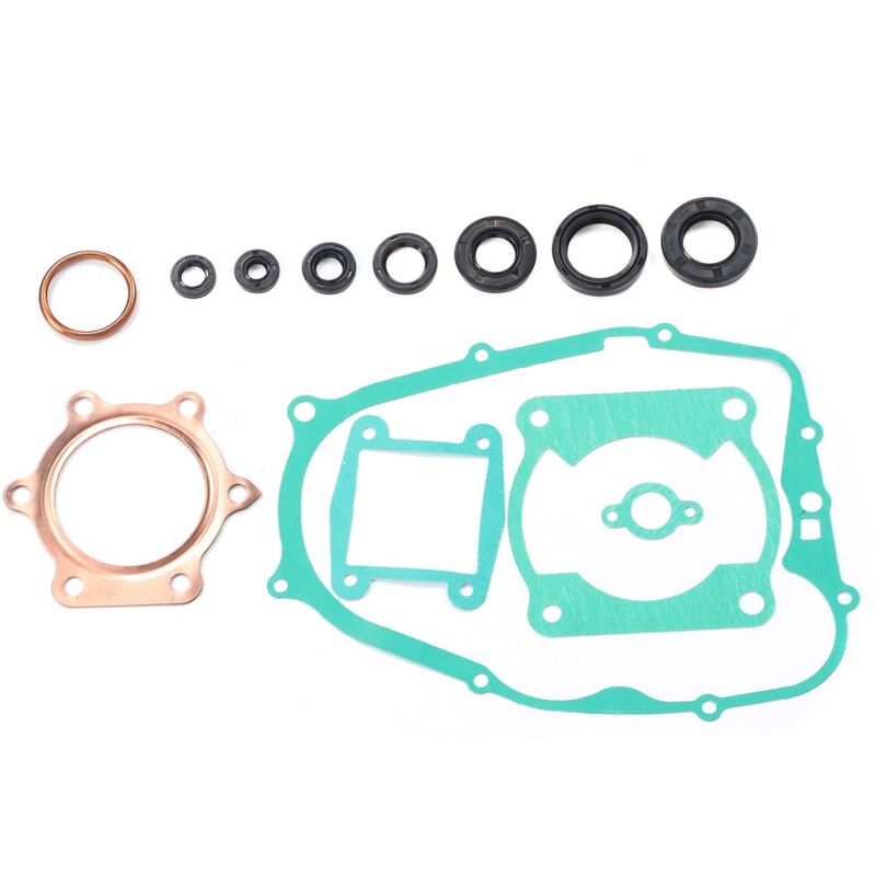 foto del prodotto ej.life guarnizione motore, kit guarnizioni completo con olio. adatto per blaster 200 yfs200 1988 2006. sostituzione completa del kit.