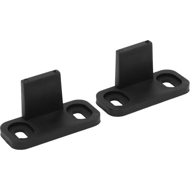 foto del prodotto ej.life guida a pavimento 01, comoda guida per porta scorrevole regolabile, durevole, facile da installare, per porte scorrevoli in nero.