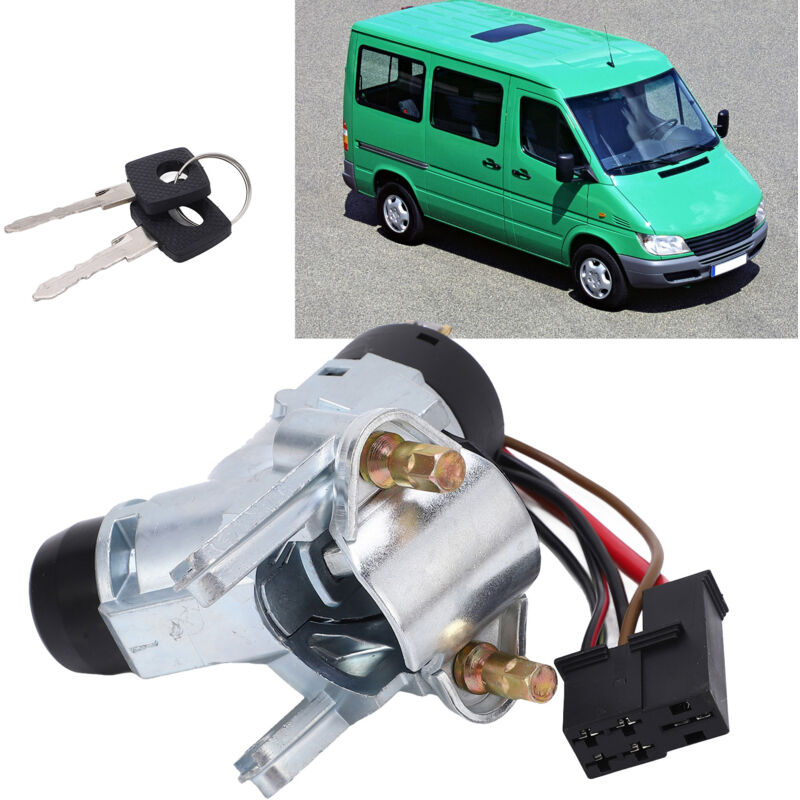 foto del prodotto ej.life interruttore di accensione con 2 chiavi 000 545 81 08 di ricambio per mercedes benz sprinter