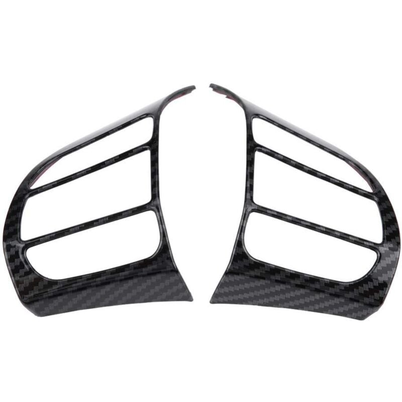 foto del prodotto ej.life kimiss abs plastica 1 paio di adesivi per inserti di rivestimento del volante dell auto swarchz 