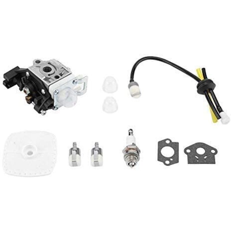 foto del prodotto ej.life kit carburatore jeffergarden, kit di ricambio per carburatore, filtro aria, tubo carburante, per zama rb k93, echo srm 225 gt 225 pas 225,