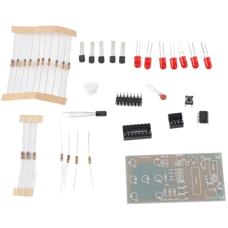immagine 0 del prodotto ej.life kit cubo led, kit cubo elettronico da 4,5 a 5 v, kit cubo fai da te per un divertente set di produzione elettronica
