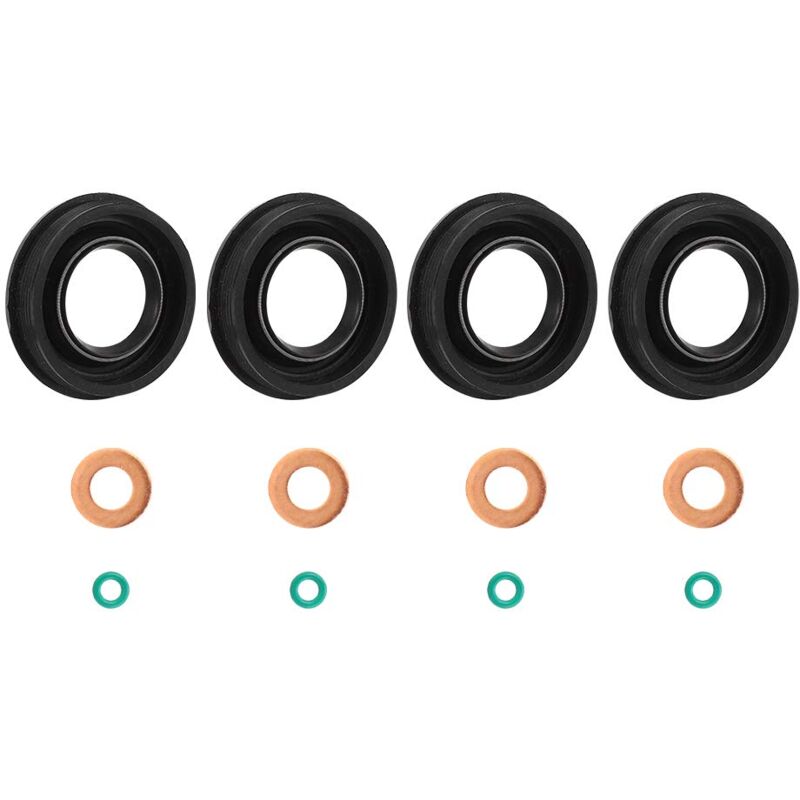 foto del prodotto ej.life kit guarnizioni iniettore, guarnizione iniettore, guarnizione iniettore carburante, guarnizione o ring 6c1q 6k780 ab, kit guarnizioni