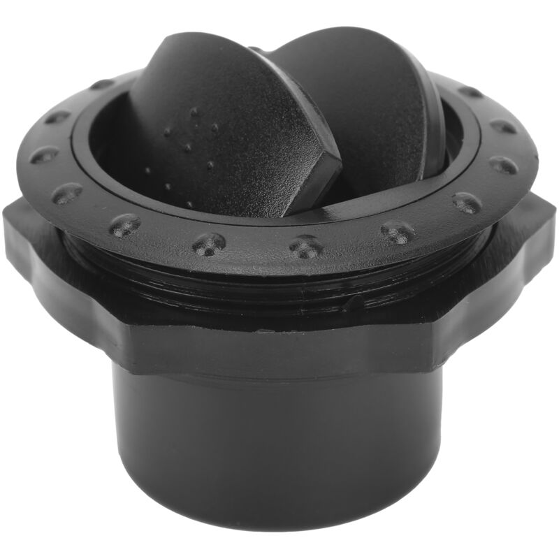 foto del prodotto ej.life manopola di finitura per bocchetta di ventilazione dell aria condizionata per auto, stile rotondo, per camper, autobus e barche, nera