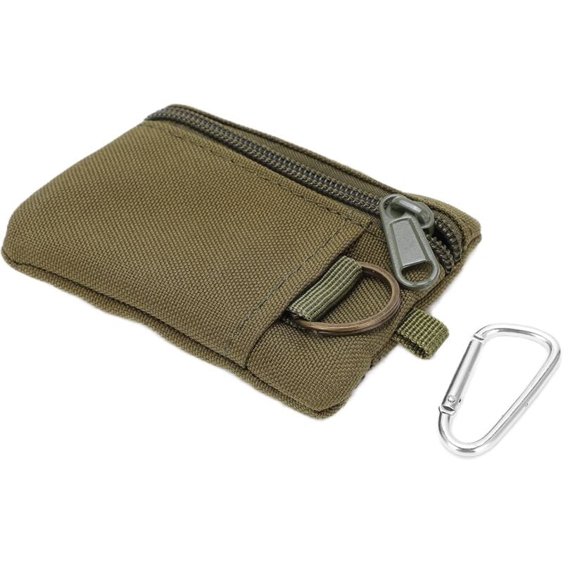 foto del prodotto ej.life marsupio molle per esterni, portafoglio tattico compatto, mini porta badge portatile, marsupio edc, portamonete per marsupio da cintura
