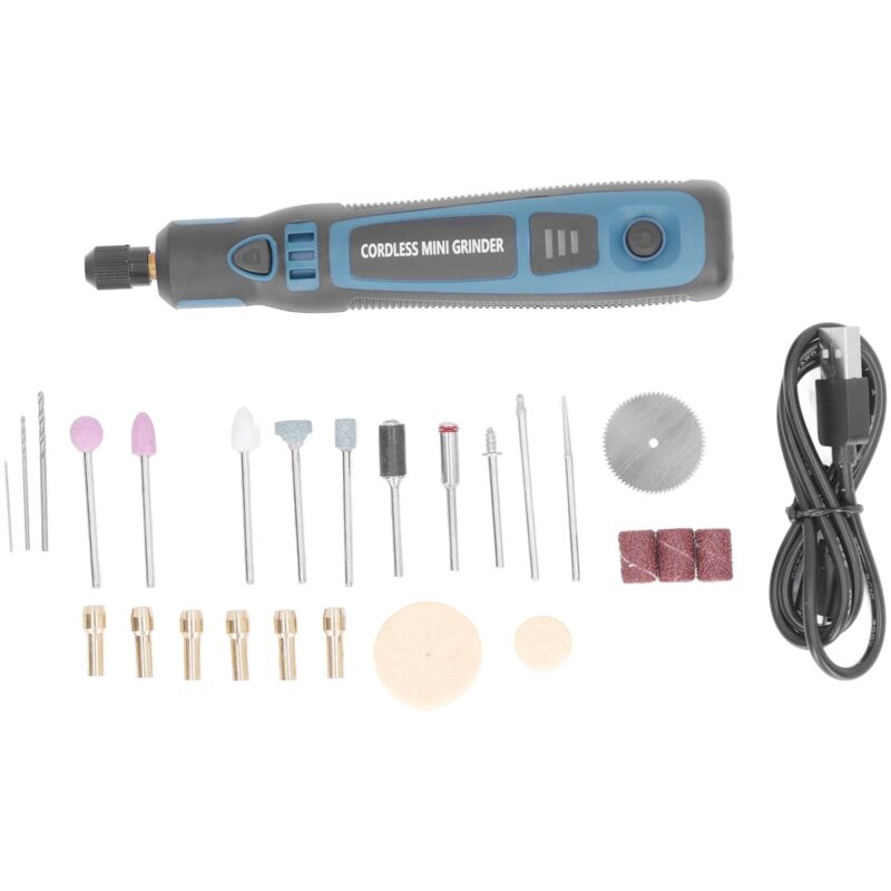 foto del prodotto ej.life mini utensile rotante elettrico senza fili, smerigliatrice a penna per levigatura, foratura, lucidatura, incisione e progetti fai da te