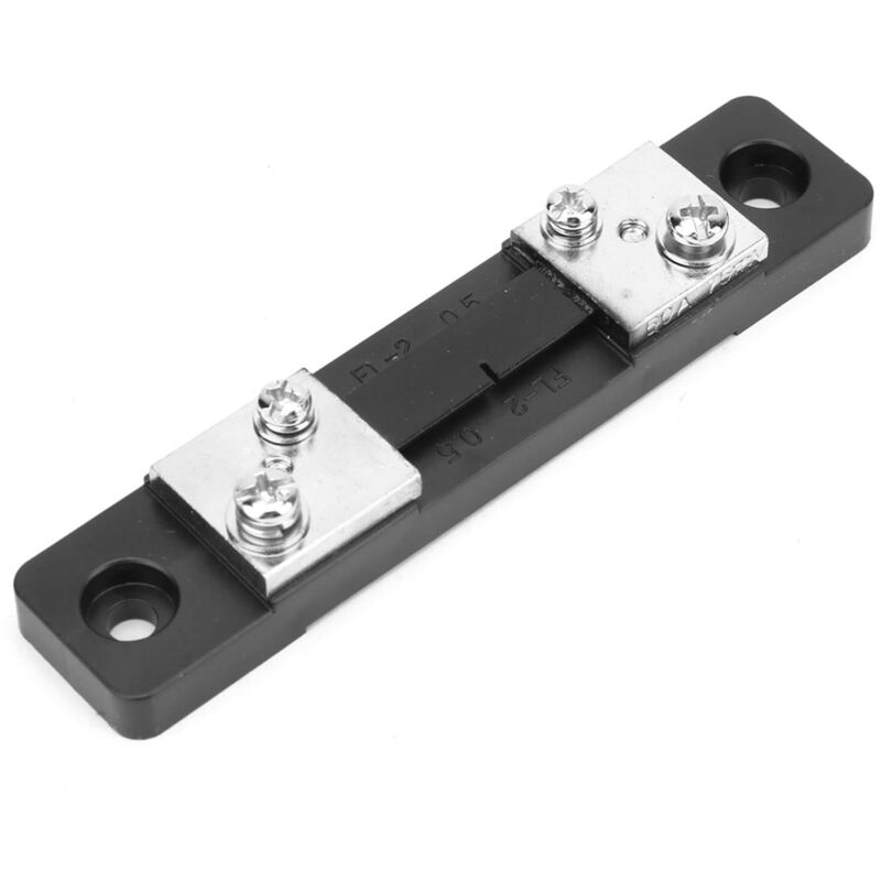 foto del prodotto ej.life misuratore di corrente da 50 a 100 a, amperometro, shunt, resistenza, pannello, tester di corrente, 75 mv fl 2 per amperometro digitale,