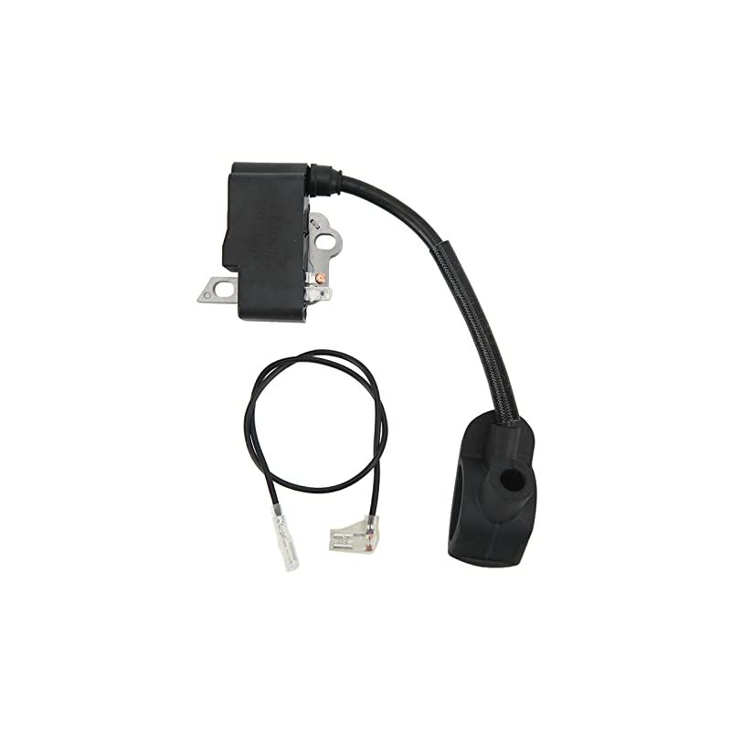 foto del prodotto ej.life modulo bobina di accensione akozon 4180 400 1308 bobina di accensione di ricambio per decespugliatore stihl km100 ht100 fs100