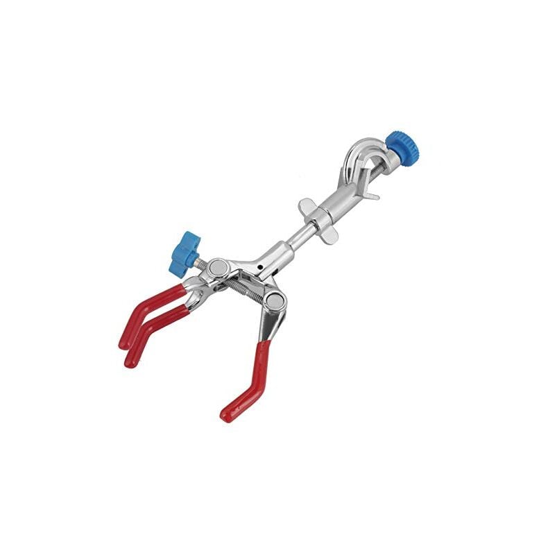 foto del prodotto ej.life morsetto da laboratorio ftvogue morsetto professionale con estensione girevole a tre punte regolabile, morsetto a stantuffo per uso