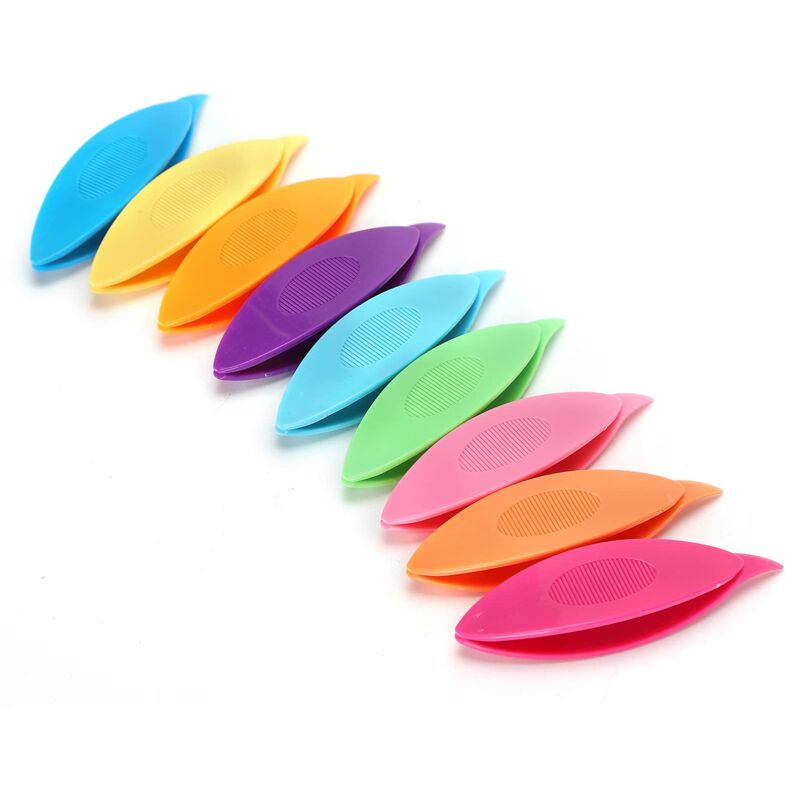 foto del prodotto ej.life navette per chiacchierino, colorati strumenti artigianali per il fai da te a maglia a mano, realizzati in plastica robusta