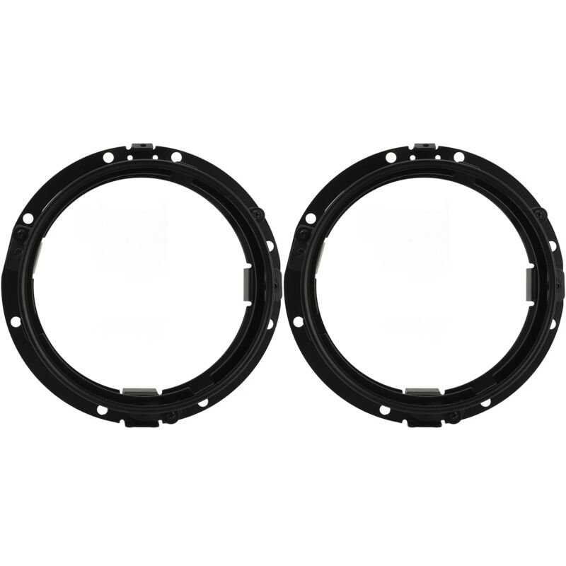 foto del prodotto ej.life pezzi, anello di supporto per faro anteriore rotondo da 7 pollici, anello di fissaggio per telaio faro per wrangler jk dal 2007 al 2018