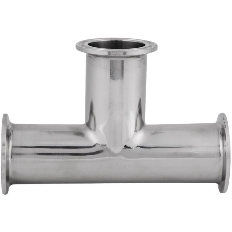 foto del prodotto ej.life pezzo tri clamp raccordi a t a 3 vie in acciaio inossidabile 38 1,5 raccordi sanitari a t tri clamp tri clover accessori