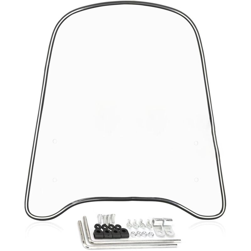 foto del prodotto ej.life protezione per moto, protezione antigraffio per moto, deflettore, materiale universale, protezione per scooter per la maggior parte di