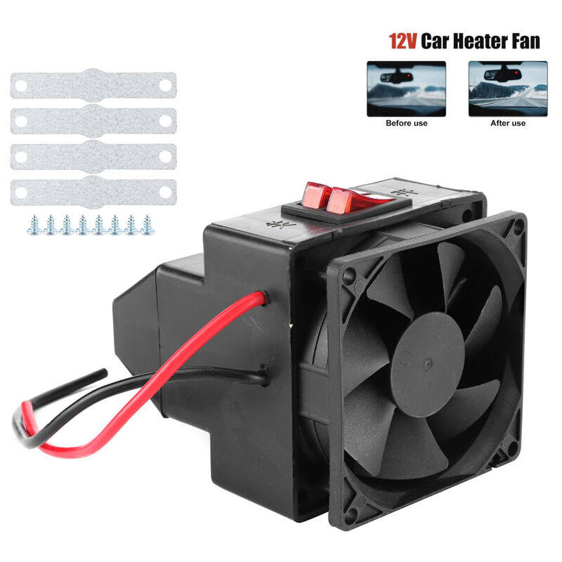 foto del prodotto ej.life riscaldatore elettrico ptc 12v 260w, riscaldatore d aria ceramico ptc, sbrinatore automatico, ventola aria calda, elemento di risparmio