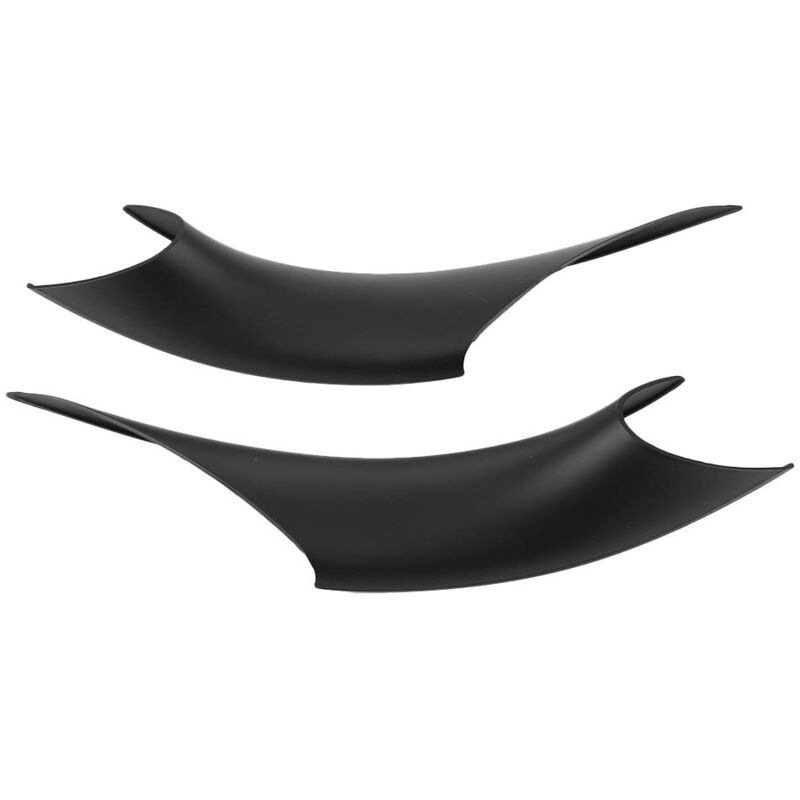 foto del prodotto ej.life rivestimento per maniglia interna della portiera dell auto, nero opaco, per serie 3, serie 4 f30, f80, f82, f33 set da 2