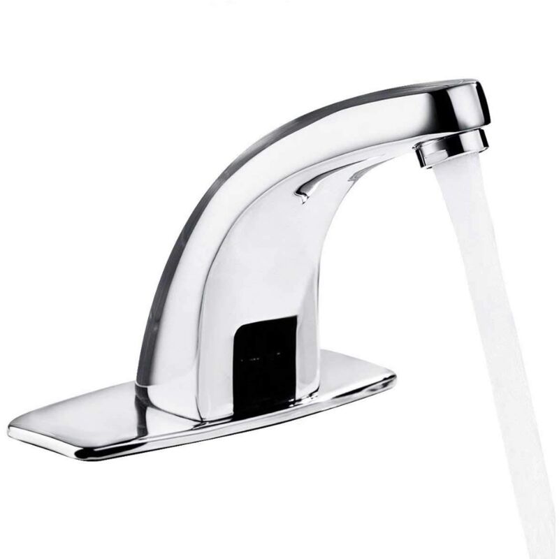foto del prodotto ej.life rubinetto automatico per acqua fredda con sensore a infrarossi yosoo in lega di zinco, rubinetto intelligente senza contatto per cucina e