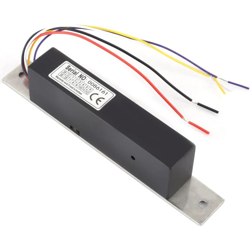 foto del prodotto ej.life serrature elettromagnetiche sonew 12v 24v, segnale di controllo accessi con serratura elettromagnetica per porta singola in alluminio per
