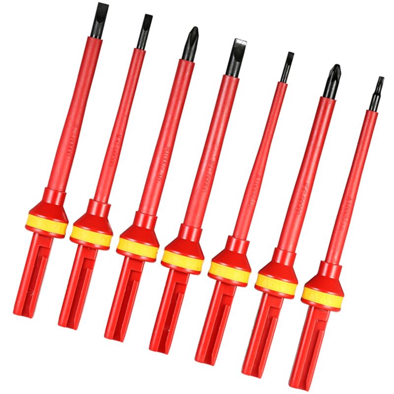 foto del prodotto ej.life set di cacciaviti con punte magnetiche isolate e potenti, utensile da elettricista per riparazioni manuali, con custodia inclusa