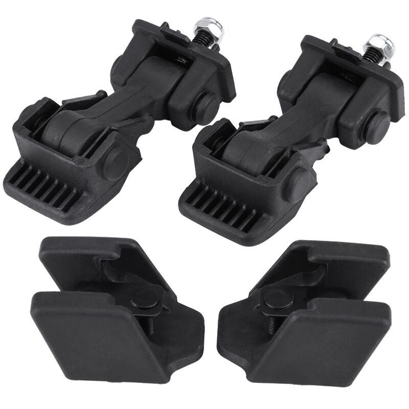 foto del prodotto ej.life set di ganci di sicurezza e staffe per il cofano per jeep wrangler tj 97 06 55176636ad 55395652ac