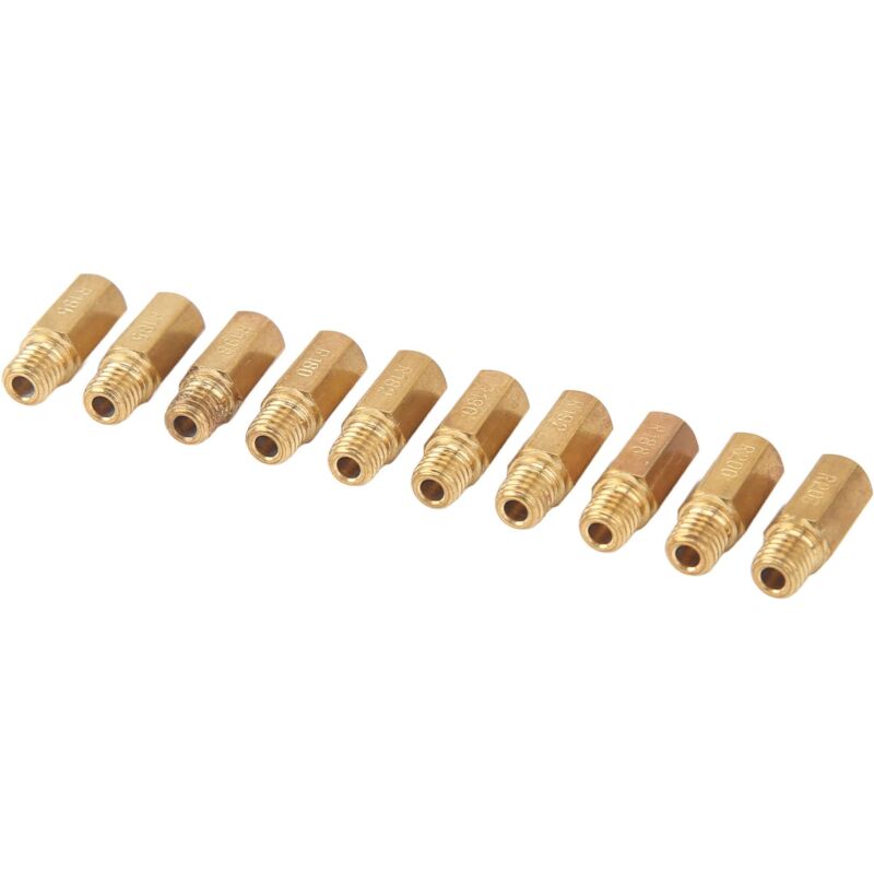 foto del prodotto ej.life set di getti principali per carburatore, 10 pezzi, getti principali per carburatore in metallo da 5 mm x 0. getto principale con