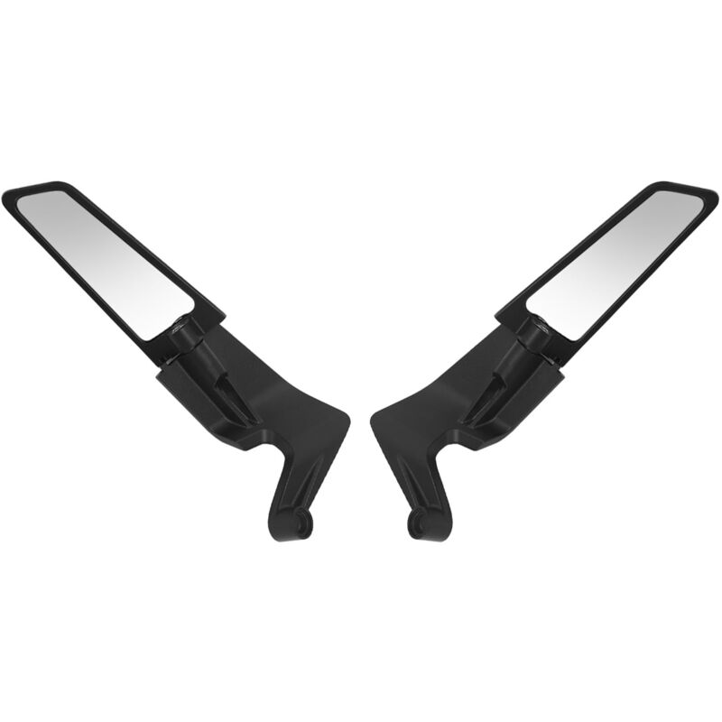 foto del prodotto ej.life specchietto laterale regolabile in lega di alluminio per moto nmax 155 125, vetro convesso, sistema girevole, attacchi universali per