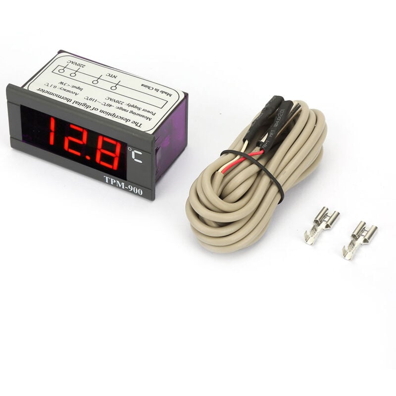 foto del prodotto ej.life tpm 900 220v regolatore di temperatura digitale pannello led con sensore termostato controller