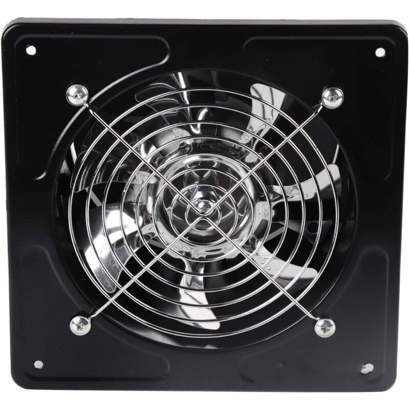 foto del prodotto ej.life ventilatore di scarico a parete da 40 watt 220 v, silenzioso, per finestra, bagno e cucina nero 