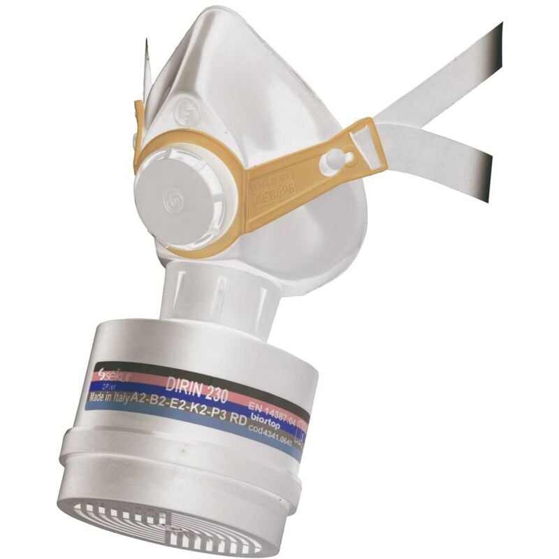 foto del prodotto ekastu polimask 330 466 605 respiratore a semimaschera senza filtro en 140, en 148 1 din 140, din 148 1