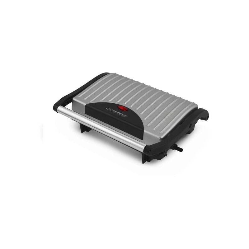 foto del prodotto ekg005 - griglia per pizza a contatto (metallo), colore argento e nero - esperanza