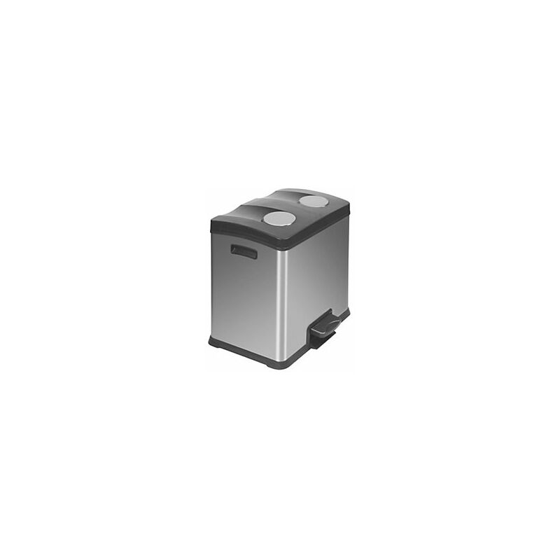 foto del prodotto eko contenitore per rifiuti a pedale capacit 2 x 12 l