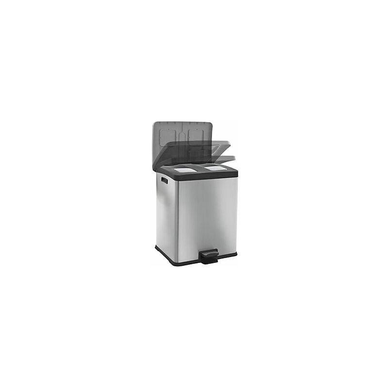 foto del prodotto eko contenitore per rifiuti a pedale capacit 2 x 30 l
